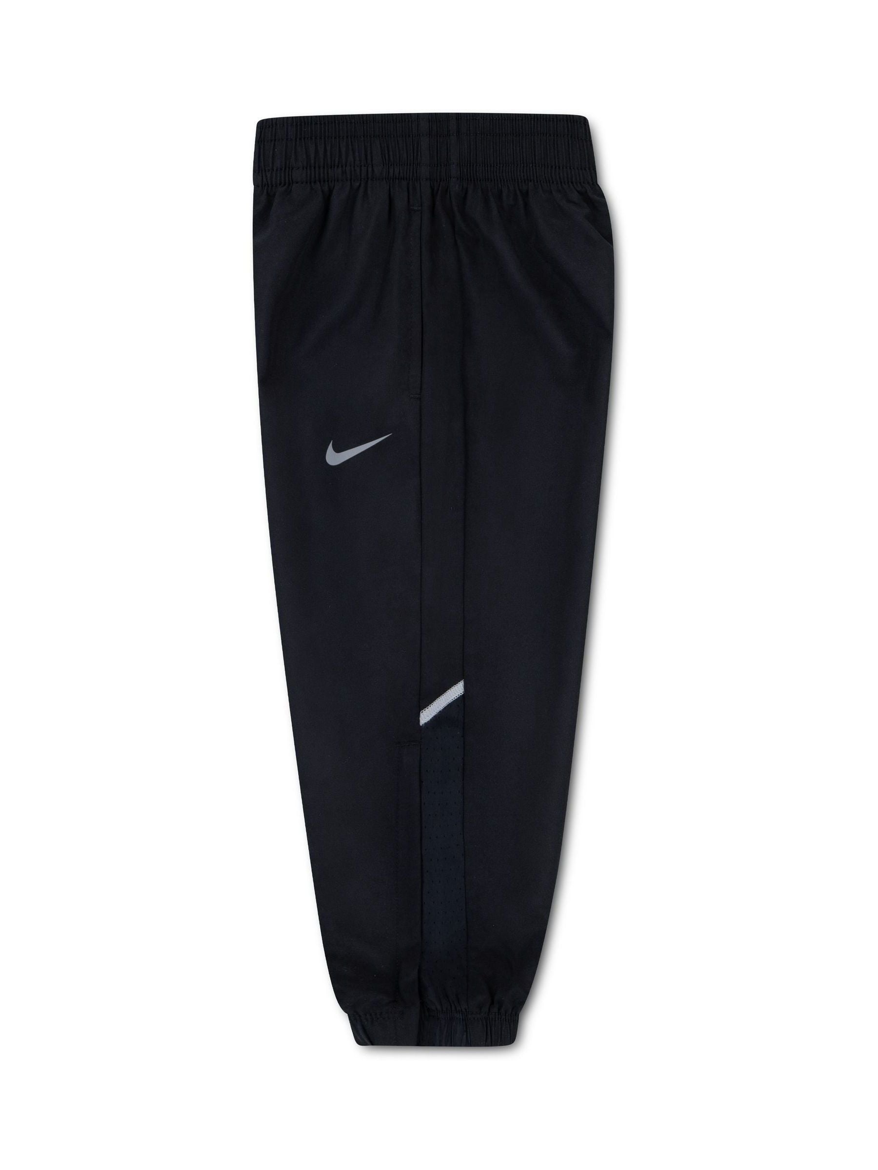 Dsiney Kidz - Nike Black Little Kids Dri-FIT Miler Half-Zip Top & Jogger Tracksuits Set image 4