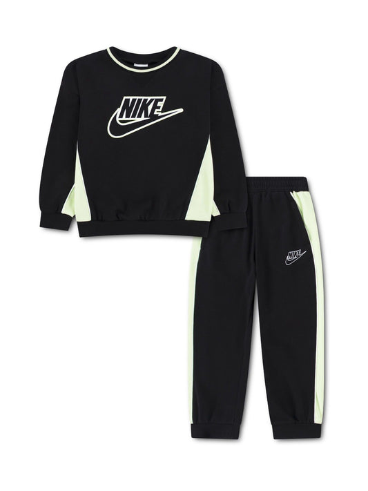 Nike Black Colour Blocked Tracksuit image 2