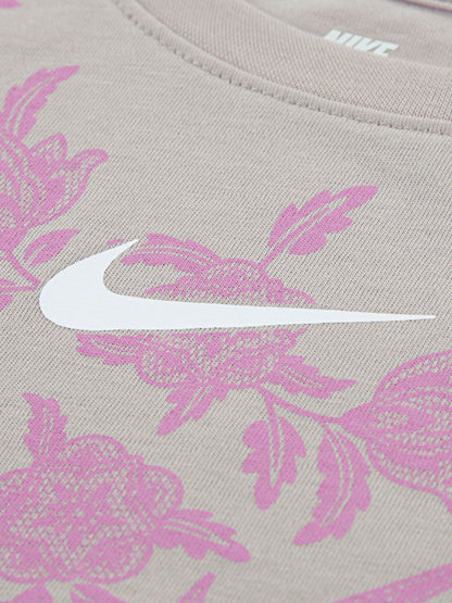 Nike Purple Little Kids Lace Print T-Shirt and Shorts Set image 4