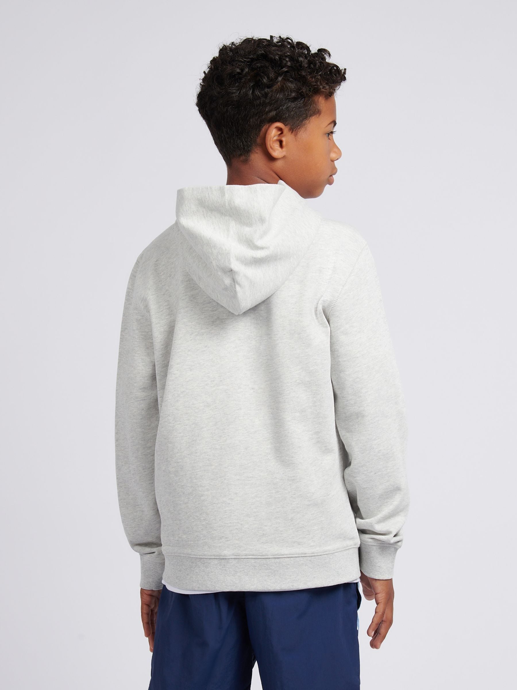 Dsiney Kidz - New Balance Grey Small French Terry Logo Zip Hoodie image 3
