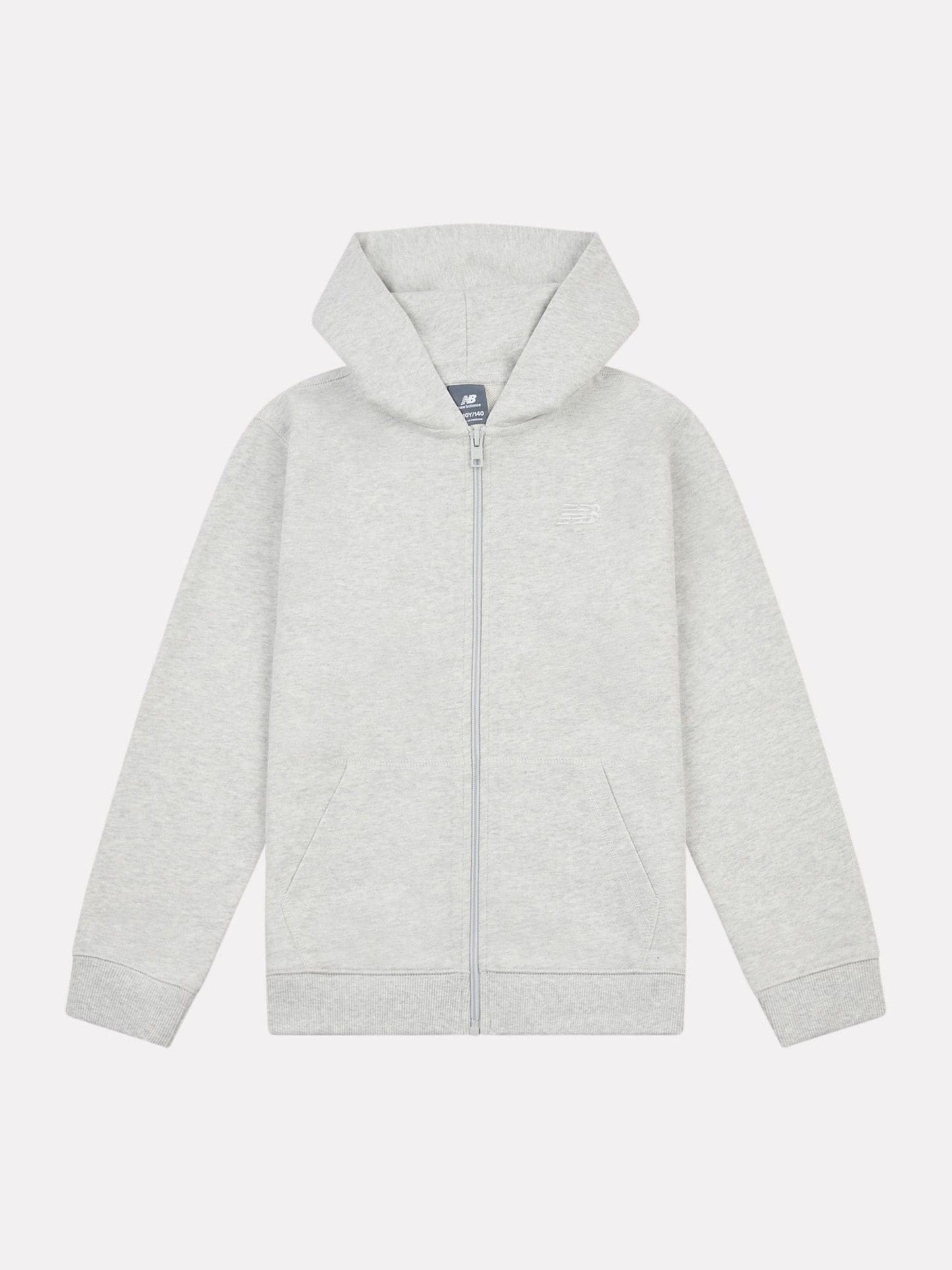 Dsiney Kidz - New Balance Grey Small French Terry Logo Zip Hoodie image 6