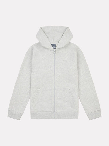 Dsiney Kidz - New Balance Grey Small French Terry Logo Zip Hoodie image 6