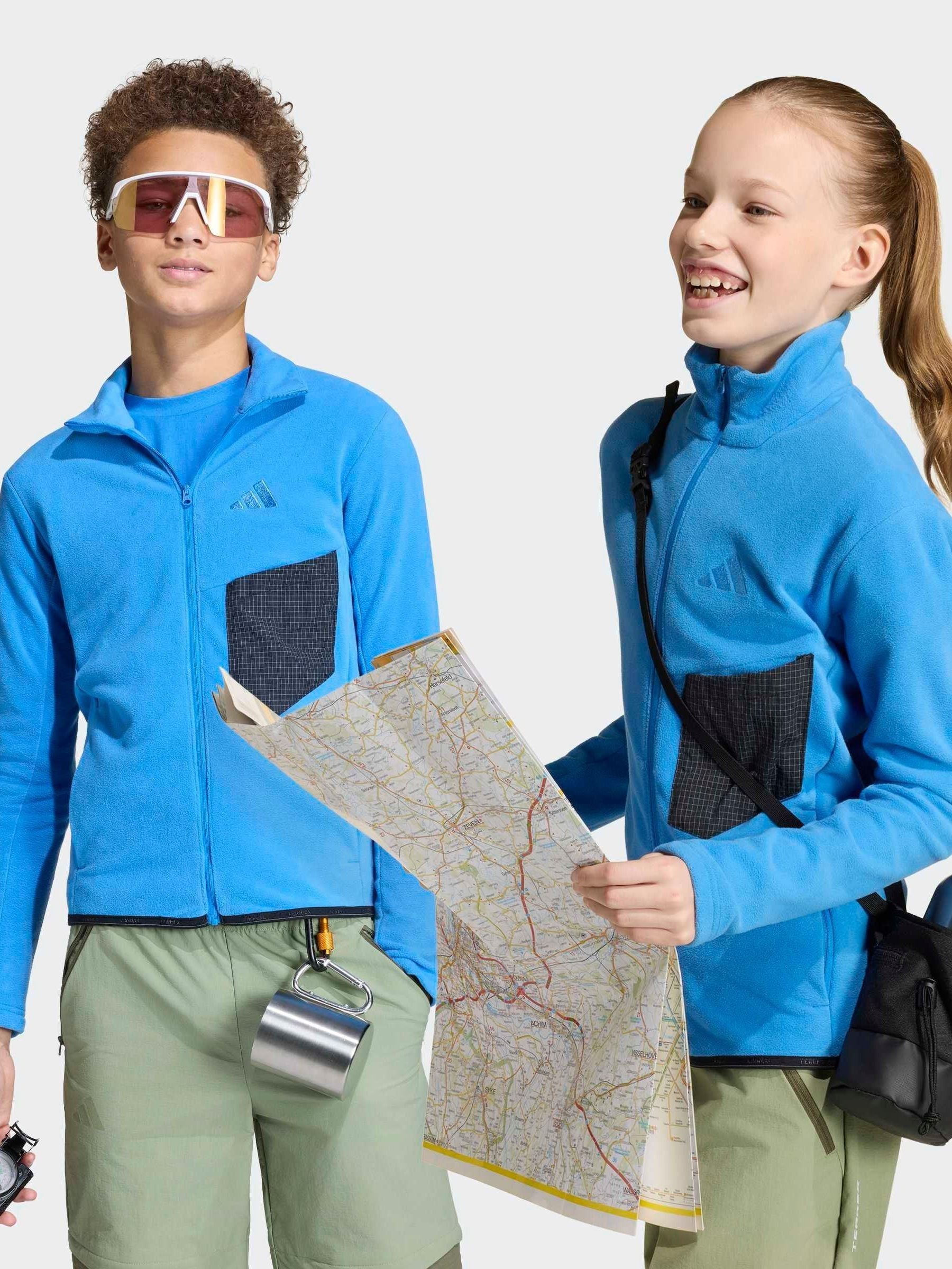 Dsiney Kidz - adidas Blue Zip Up Terrex Fleece image 2