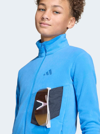 Dsiney Kidz - adidas Blue Zip Up Terrex Fleece image 5