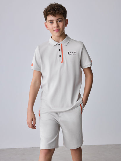 Baker by Ted Baker Short Sleeve Polo Shirt and Shorts Set - image 1