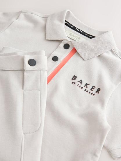 Baker by Ted Baker Short Sleeve Polo Shirt and Shorts Set - image 12