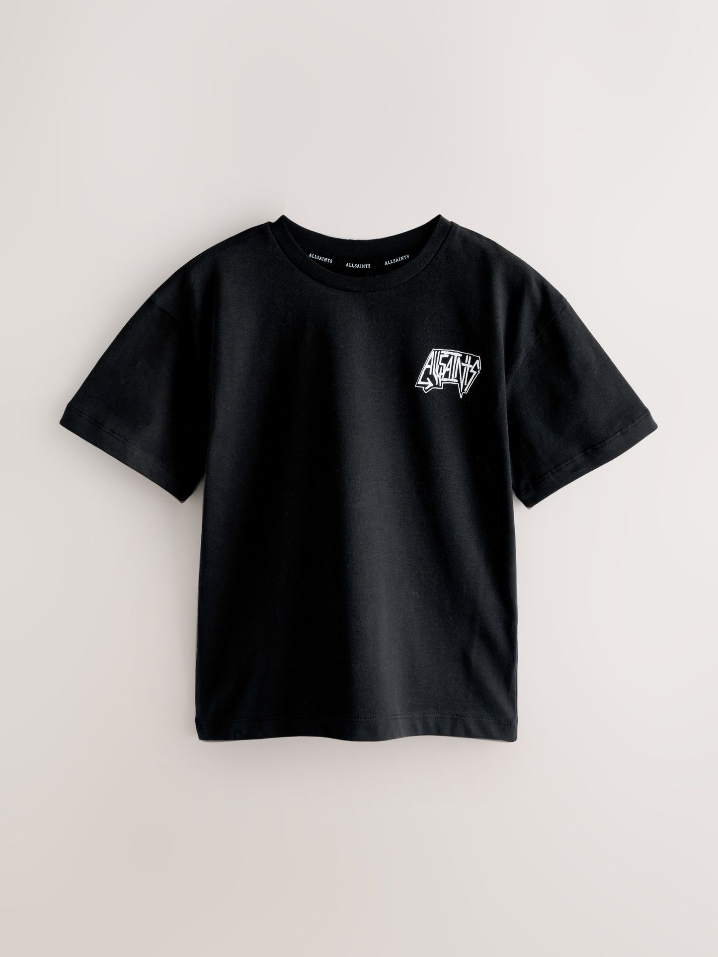 Dsiney Kidz - smALLSAINTS Black/White Graphic Graphic Crew T-Shirts 3 Pack image 5