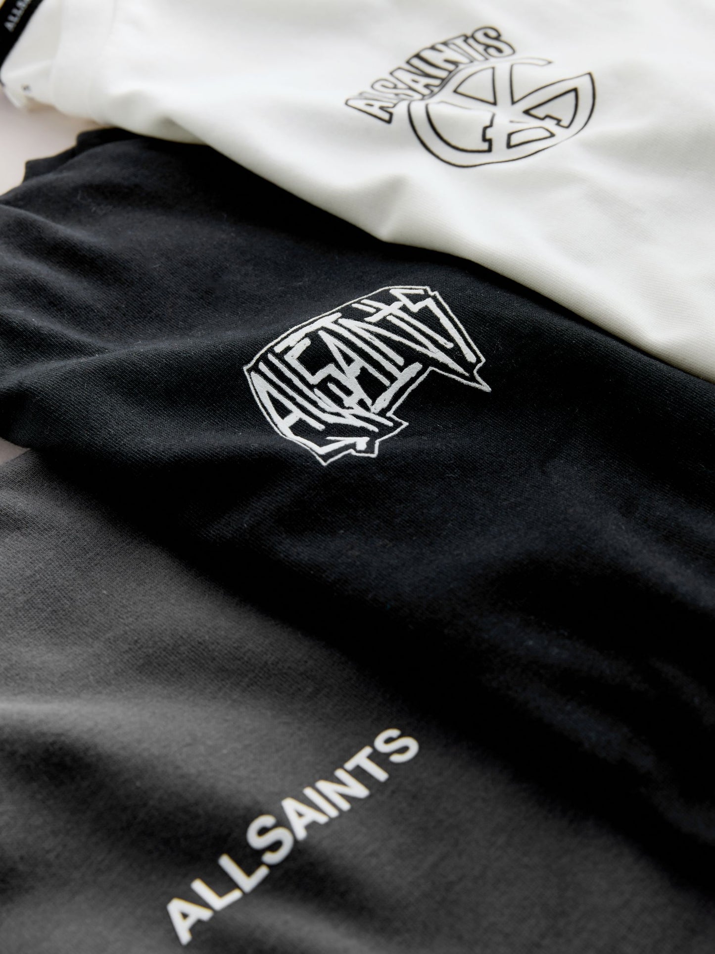 Dsiney Kidz - smALLSAINTS Black/White Graphic Graphic Crew T-Shirts 3 Pack image 6
