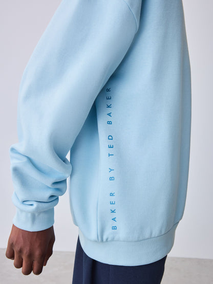Baker by Ted Baker Oversized Graphic Sweatshirt and Joggers Set image 3