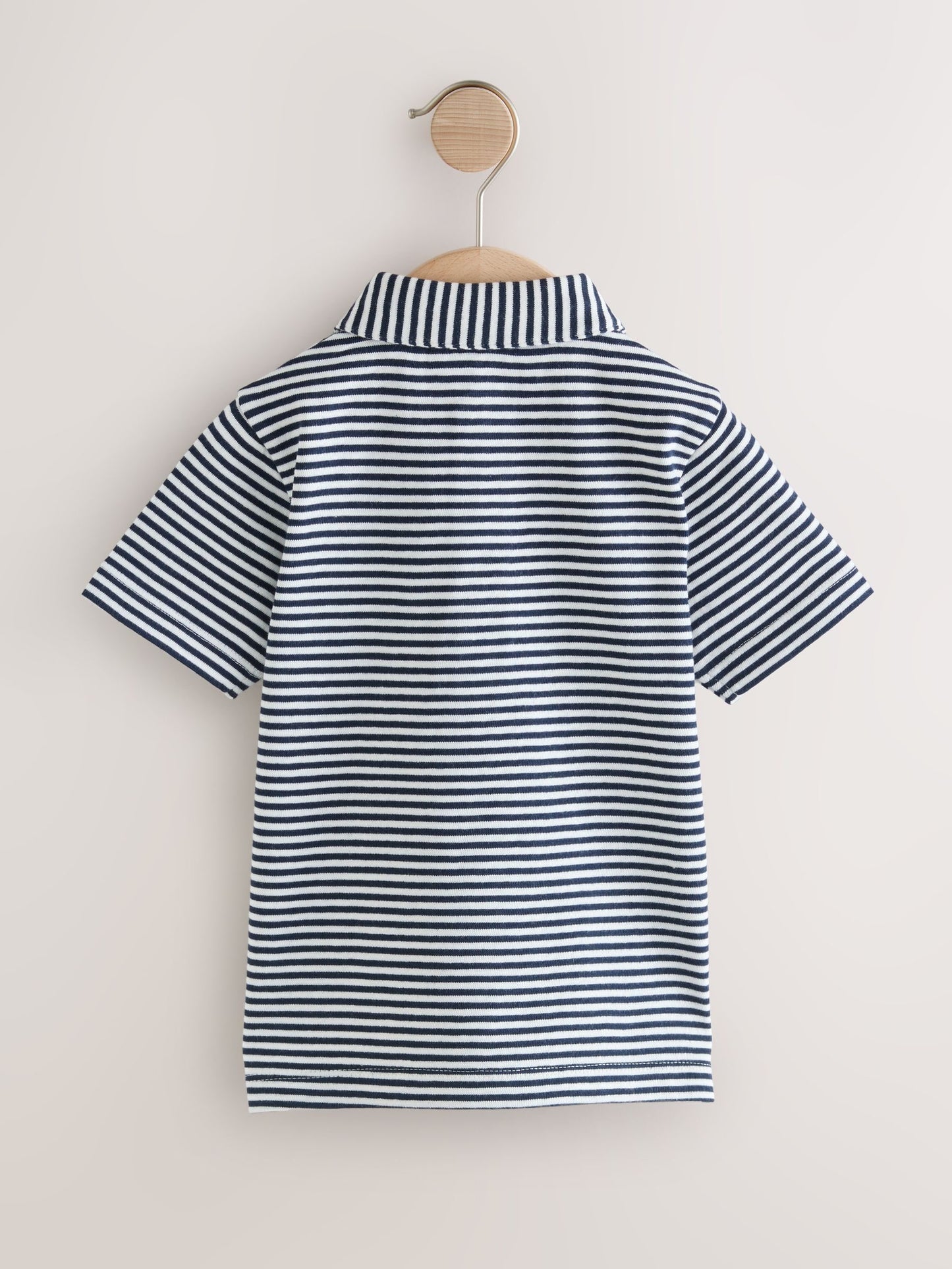 Dsiney Kidz - Navy/White Stripe Short Sleeve Polo Shirt (3mths-7yrs) image 5