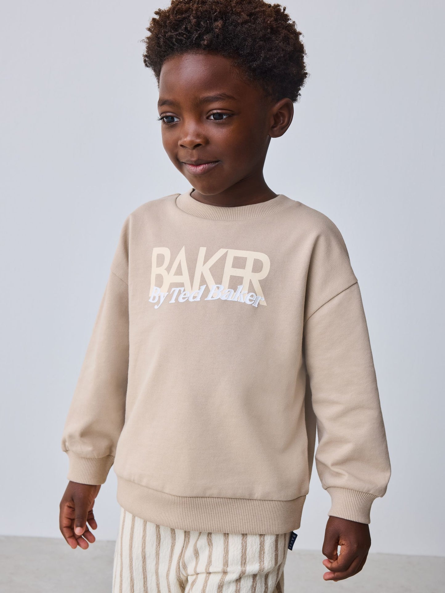 Baker by Ted Baker Sweatshirt and Striped Trousers Set image 4