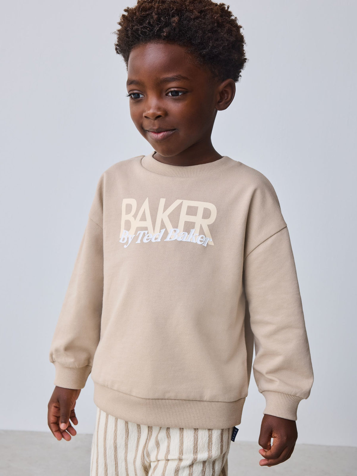 Baker by Ted Baker Sweatshirt and Striped Trousers Set - image 4