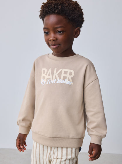 Baker by Ted Baker Sweatshirt and Striped Trousers Set image 4