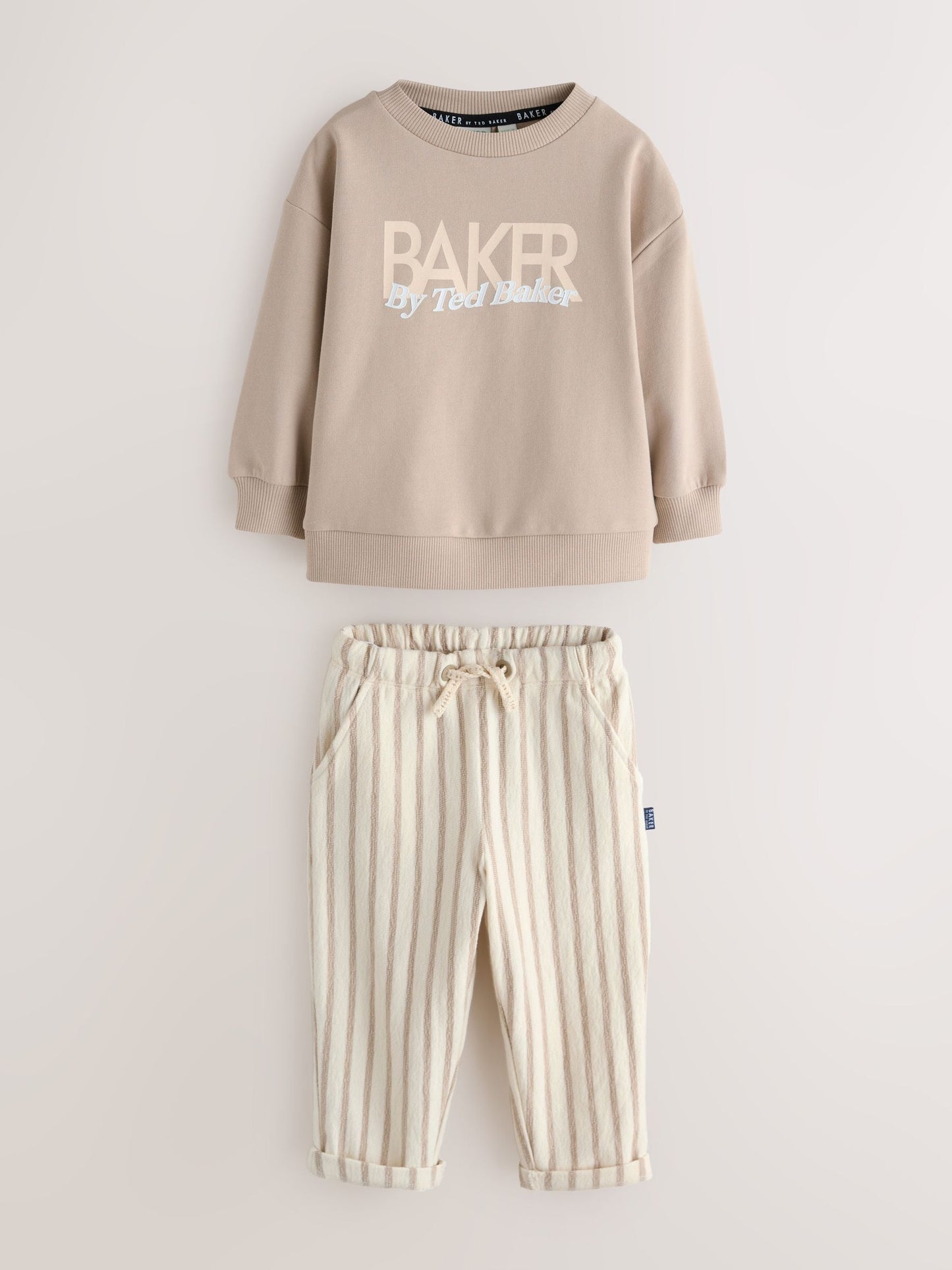 Baker by Ted Baker Sweatshirt and Striped Trousers Set image 7