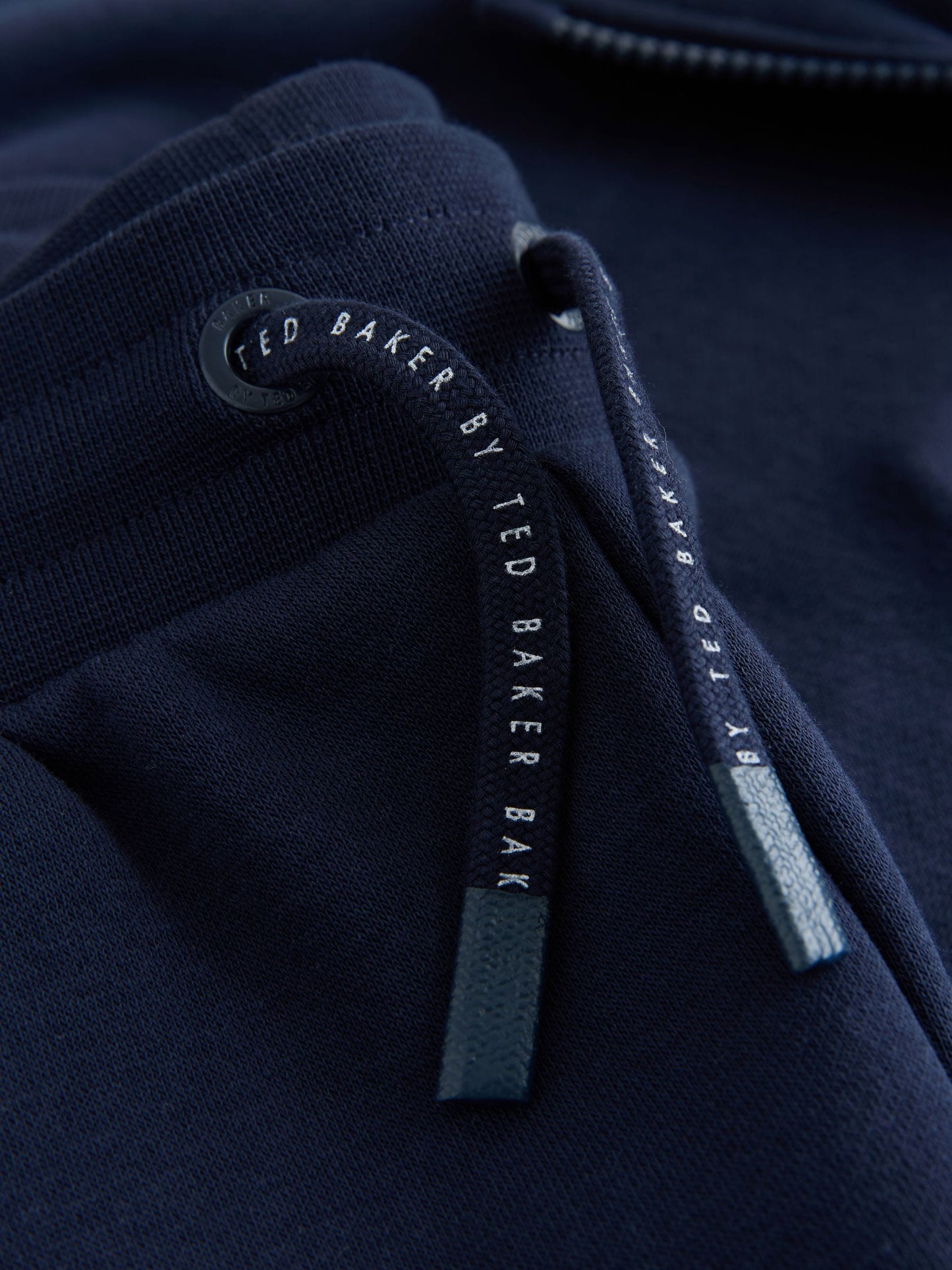 Baker by Ted Baker Navy Oversized Funnel Zip Neck Sweatshirt and Joggers Set image 10