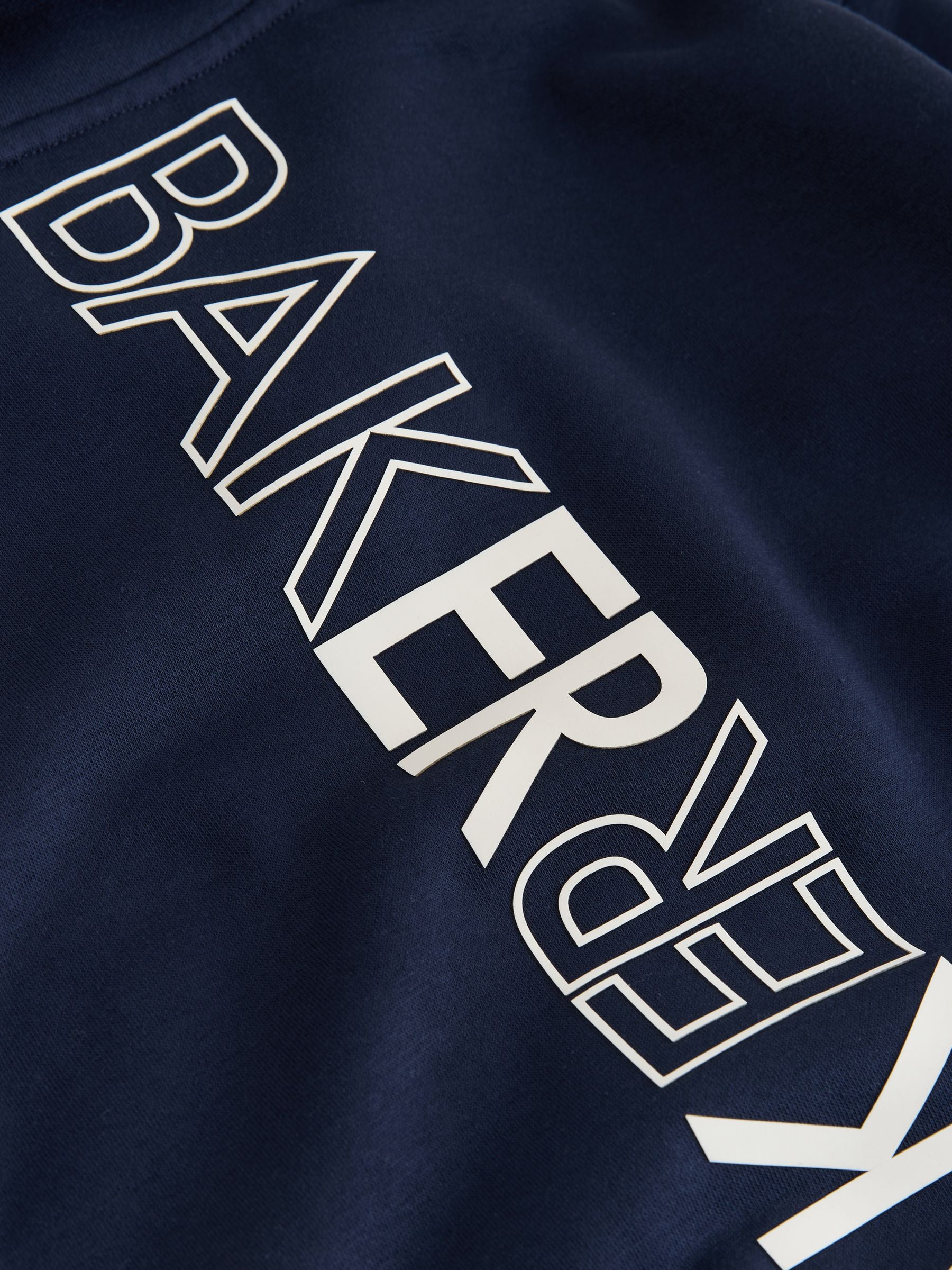 Baker by Ted Baker Navy Oversized Funnel Zip Neck Sweatshirt and Joggers Set image 11