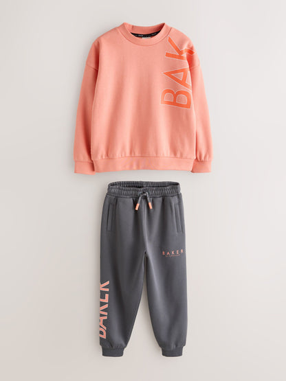 Baker by Ted Baker Oversized Graphic Sweatshirt and Joggers Set - image 9