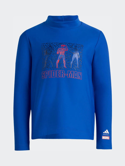 Dsiney Kidz - adidas Blue Marvel Spider-Man Rashguard Swim Top image 1