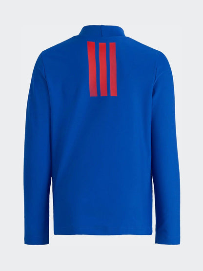 Dsiney Kidz - adidas Blue Marvel Spider-Man Rashguard Swim Top image 2