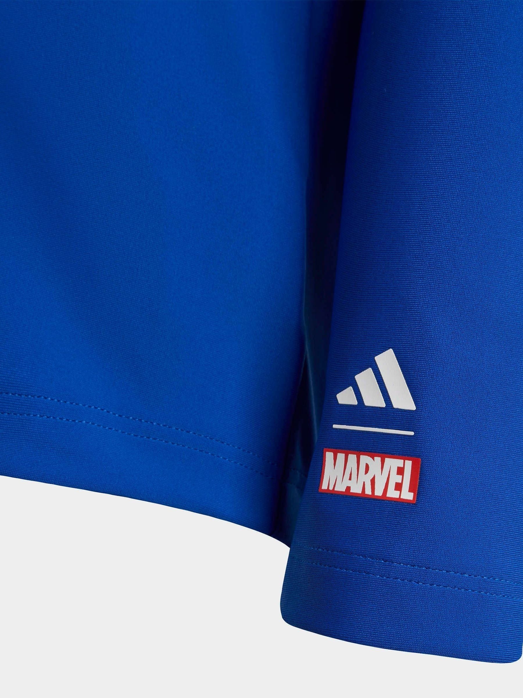 Dsiney Kidz - adidas Blue Marvel Spider-Man Rashguard Swim Top image 5