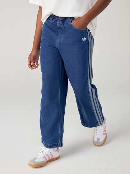Dsiney Kidz - adidas Originals Blue Firebird Wide Jogger Jeans image 1