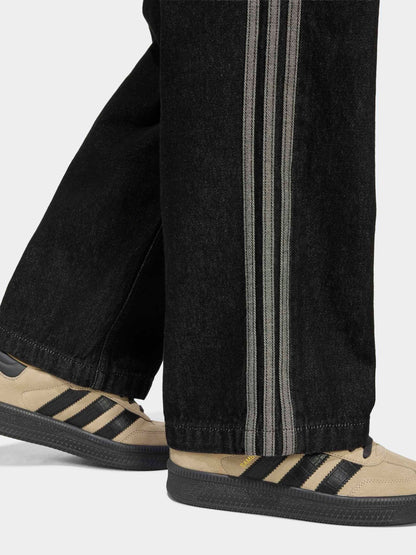 Dsiney Kidz - adidas Originals Black Firebird Wide Jogger Jeans image 4