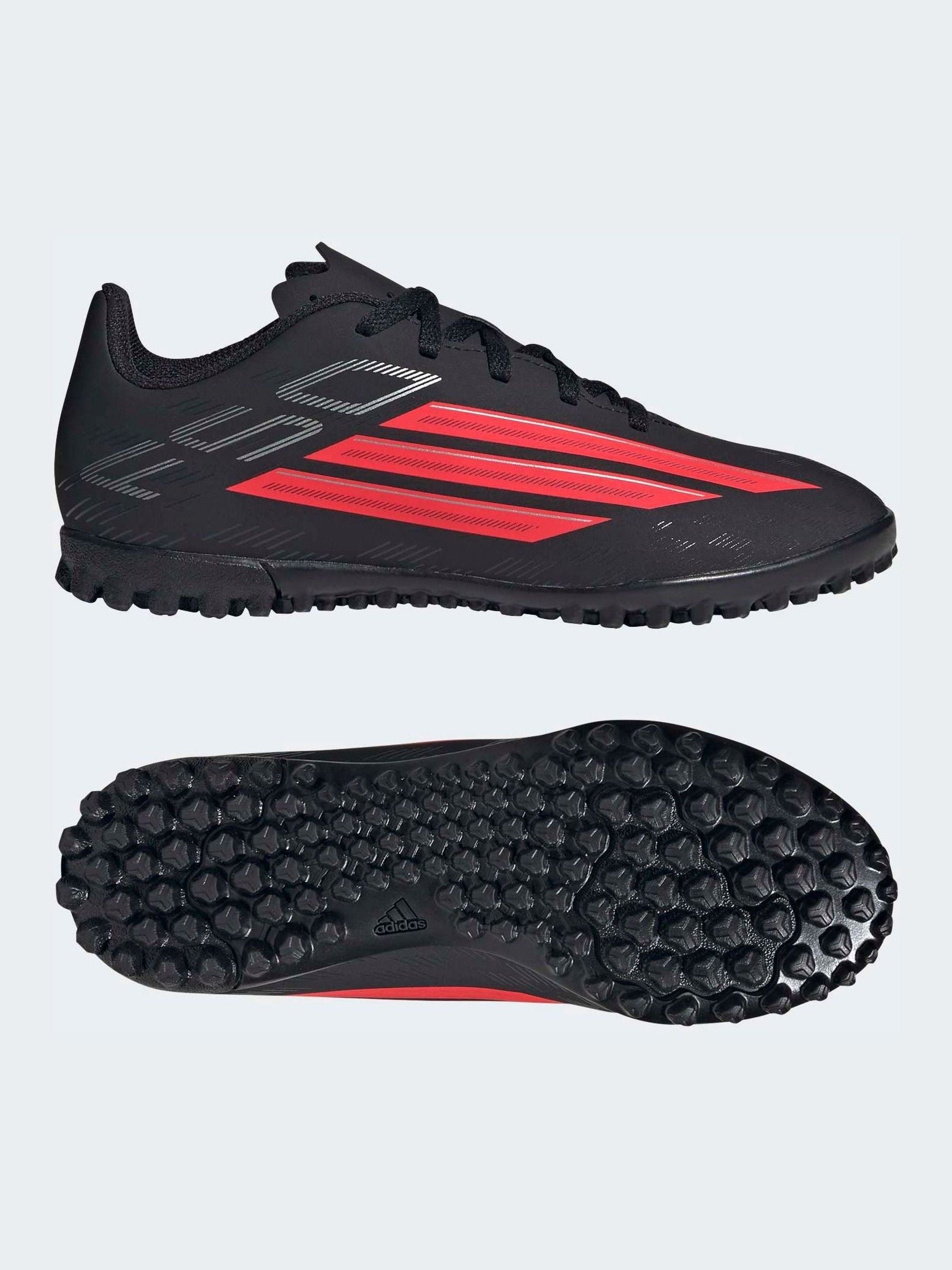 adidas Black Kids F50 Club Turf Football Trainers image 7