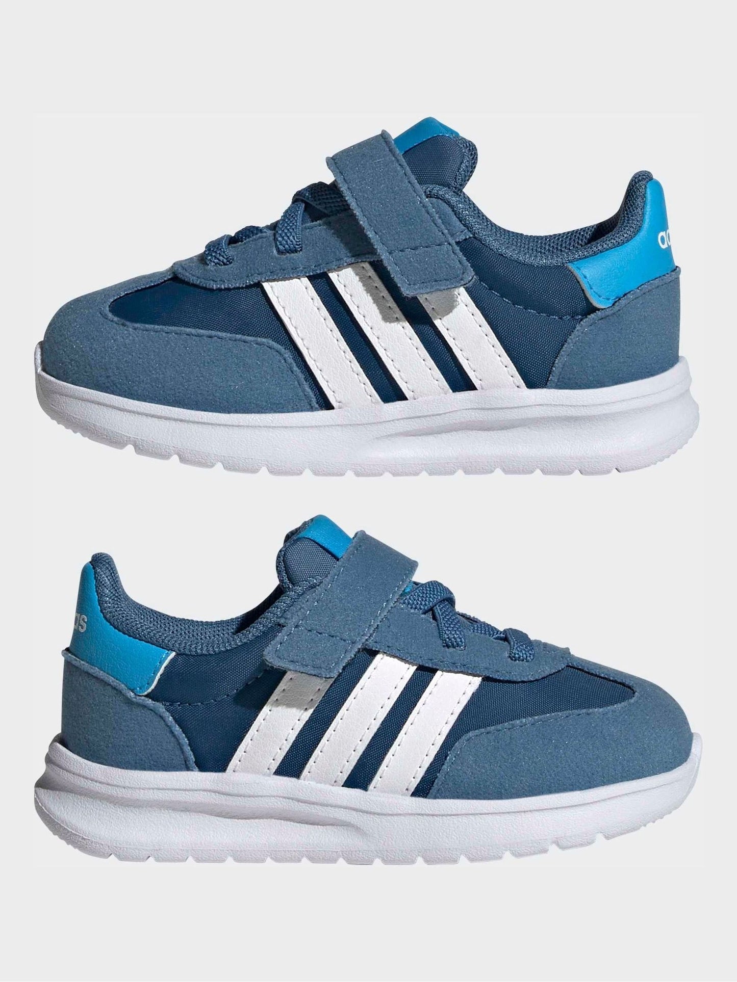 adidas Blue Run 70s 2.0 Hook and Loop Infant Trainers image 5