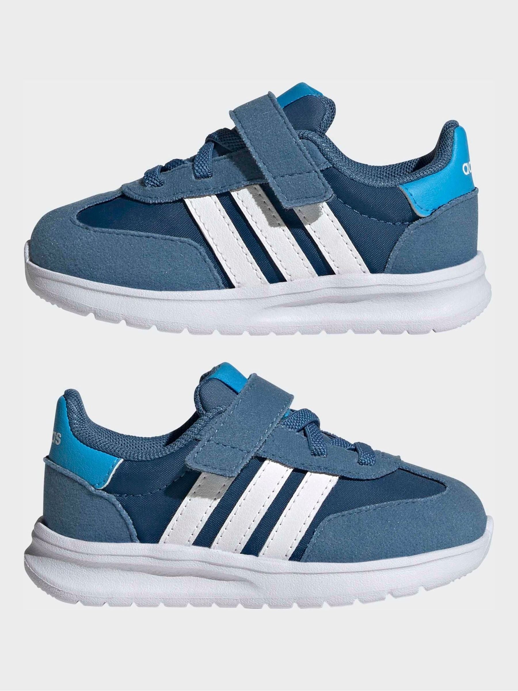 adidas Blue Run 70s 2.0 Hook and Loop Infant Trainers image 5