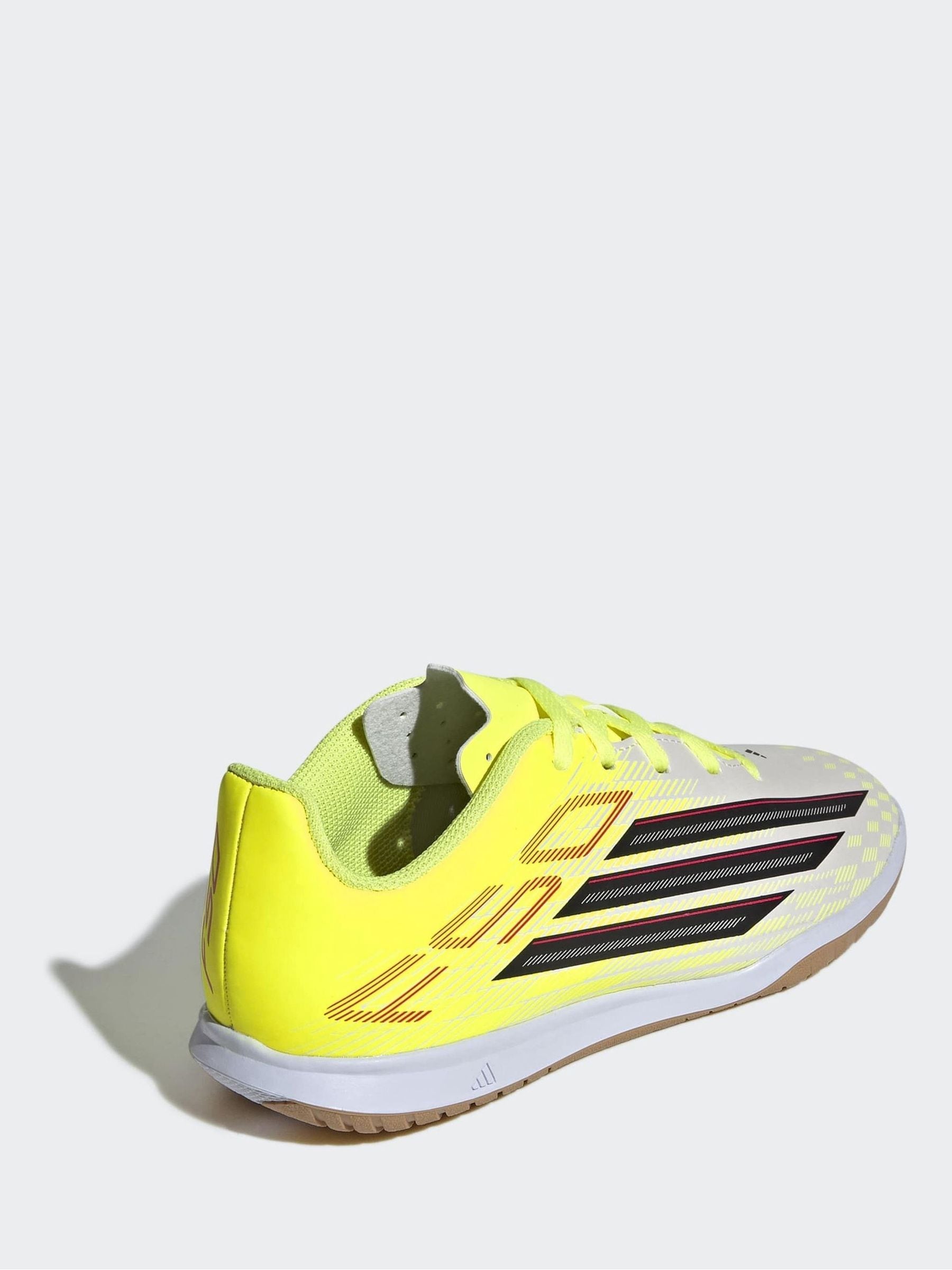 adidas Yellow F50 Club Indoor Kids Football Trainers image 5