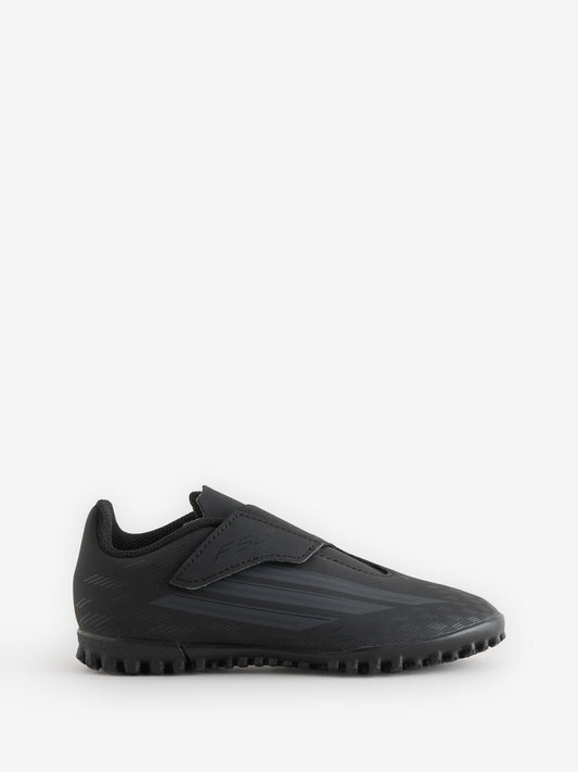 adidas Black F50 Club Touch Fastening Turf Kids Football Trainers image 1