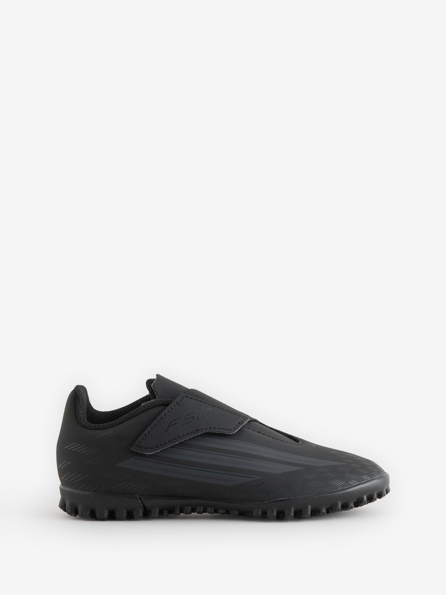 adidas Black F50 Club Touch Fastening Turf Kids Football Trainers image 1