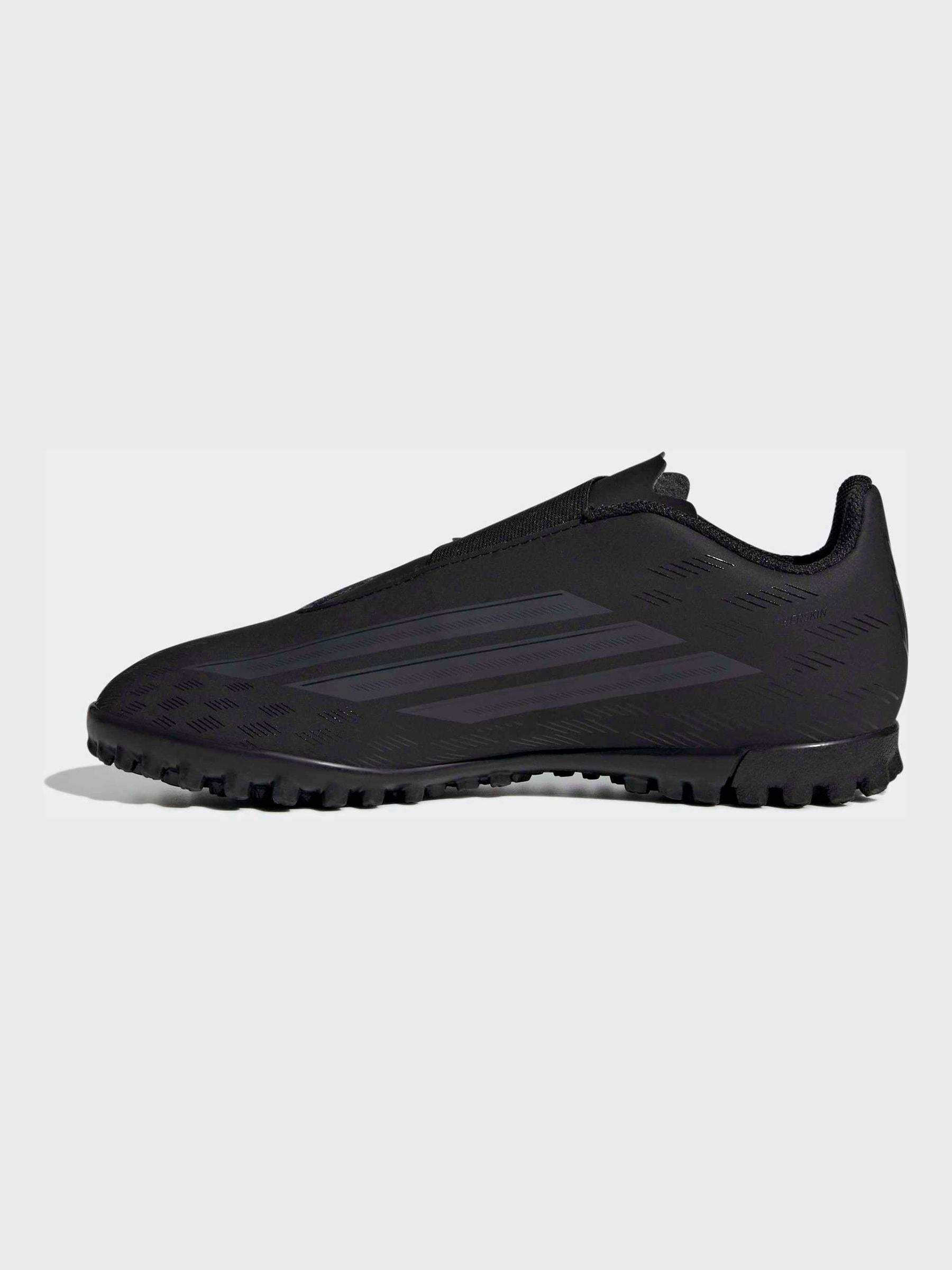 adidas Black F50 Club Touch Fastening Turf Kids Football Trainers image 8