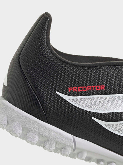 adidas Black Predator Club Fold-Over Tongue Turf Football Kids Trainers image 7