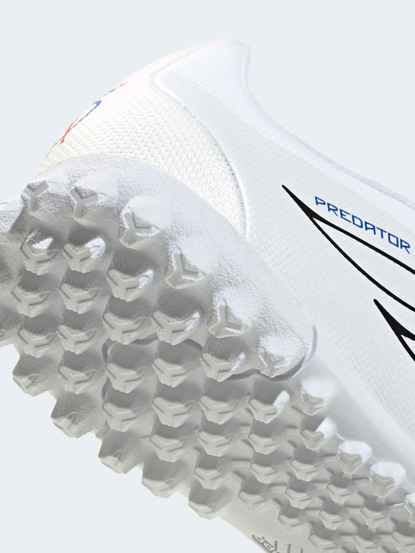 adidas White Predator Club Fold-Over Tongue Turf Football Kids Trainers image 8