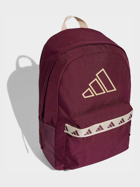 adidas Red CL Tape Backpack Bag image 1