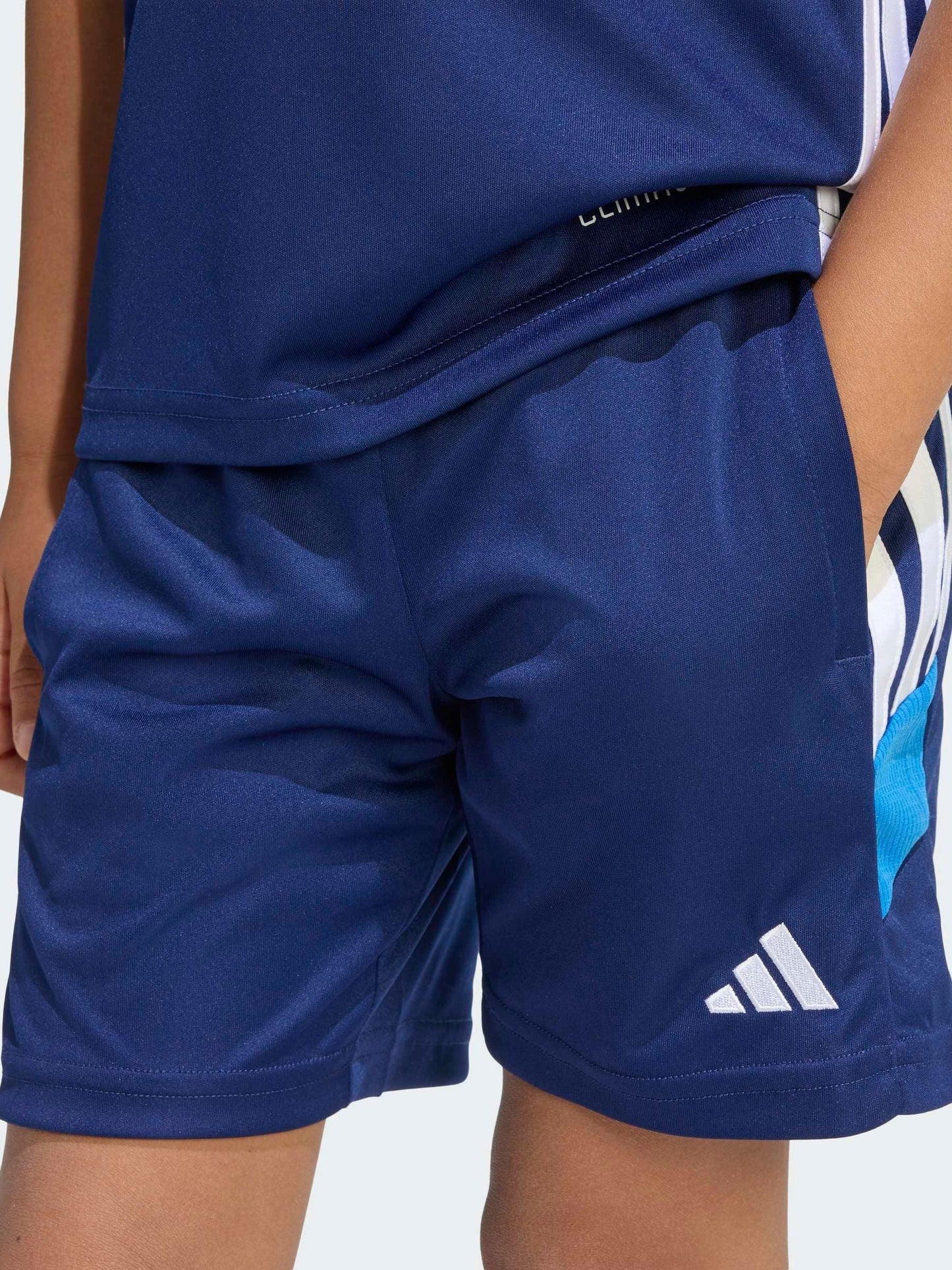 Dsiney Kidz - adidas Blue Tiro Essentials Little Kids Top  and Shorts Set image 1