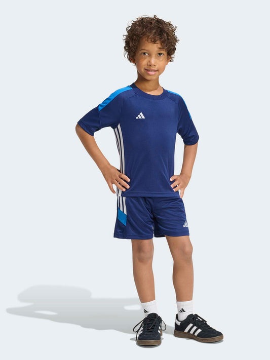 Dsiney Kidz - adidas Blue Tiro Essentials Little Kids Top  and Shorts Set image 2