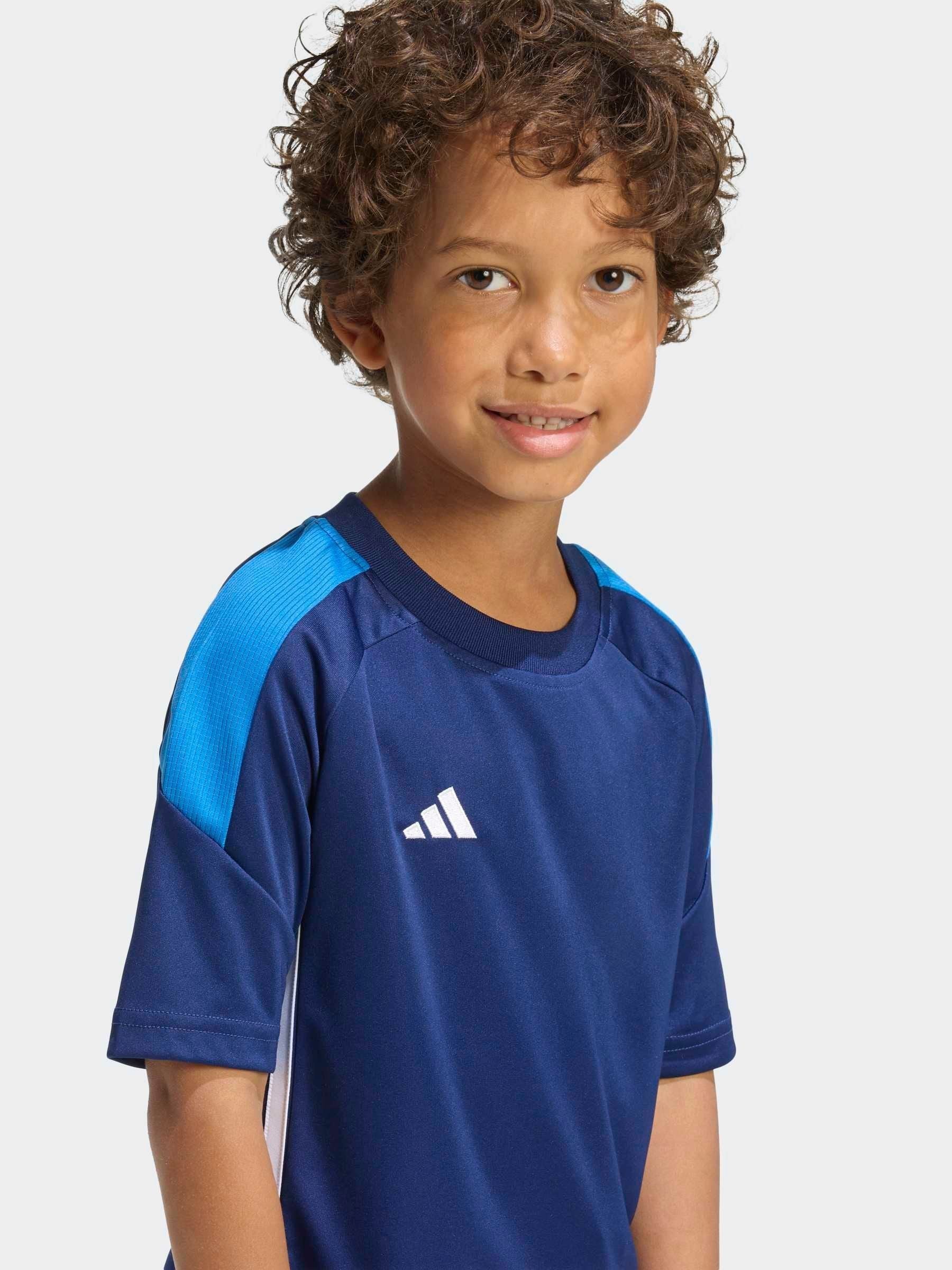 Dsiney Kidz - adidas Blue Tiro Essentials Little Kids Top  and Shorts Set image 5