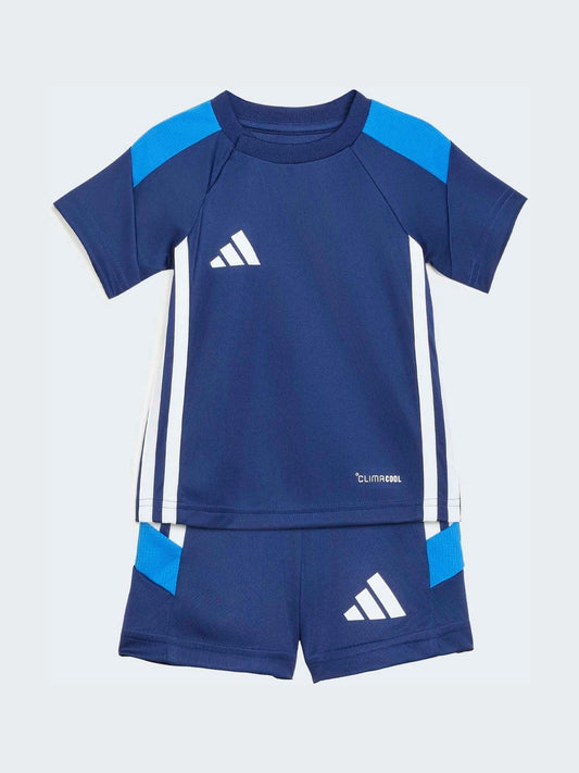adidas Blue Tiro Essentials Top and Shorts Infant Set image 1
