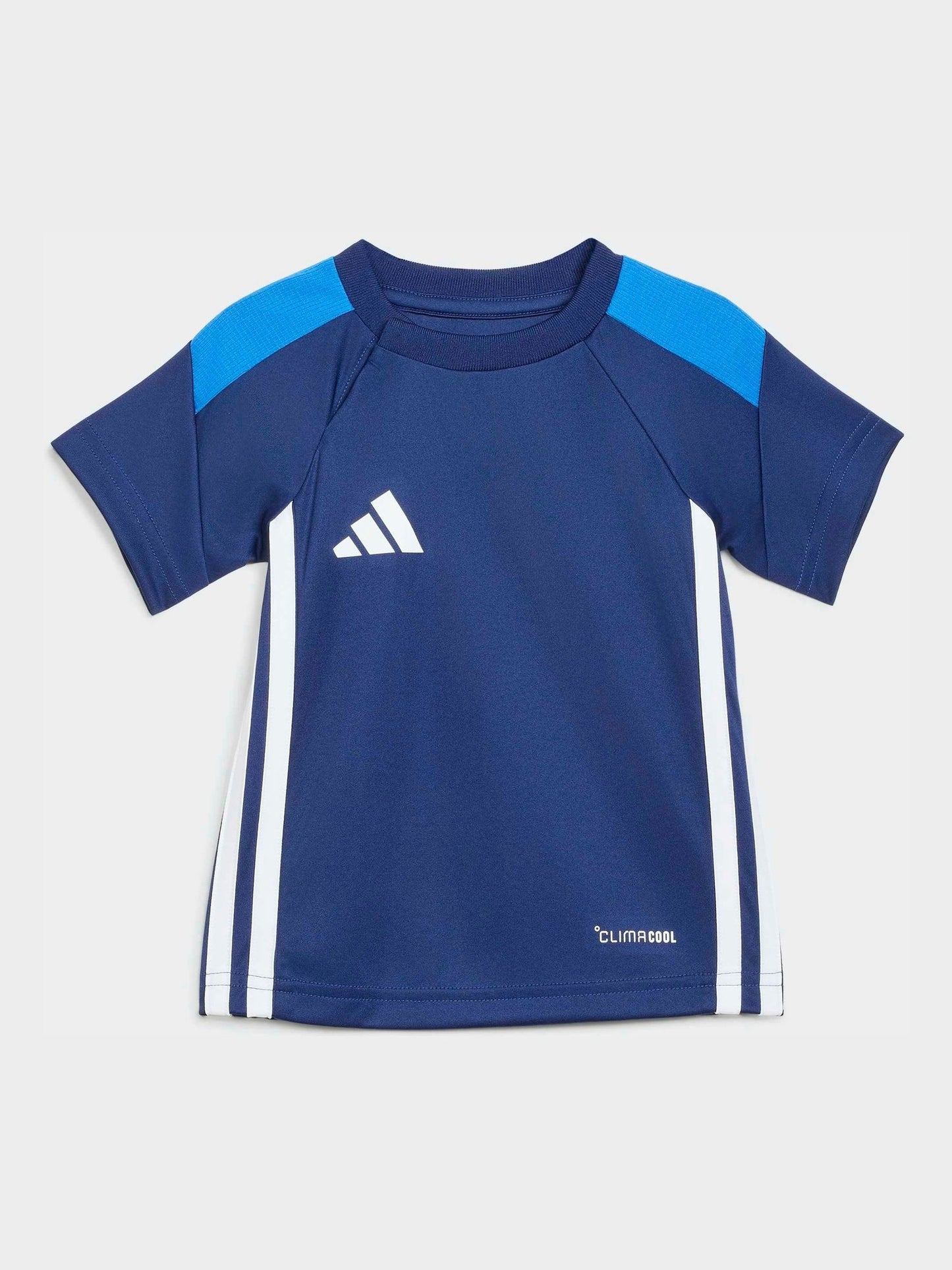 adidas Blue Tiro Essentials Top and Shorts Infant Set image 2