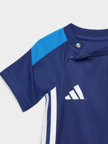 adidas Blue Tiro Essentials Top and Shorts Infant Set image 5