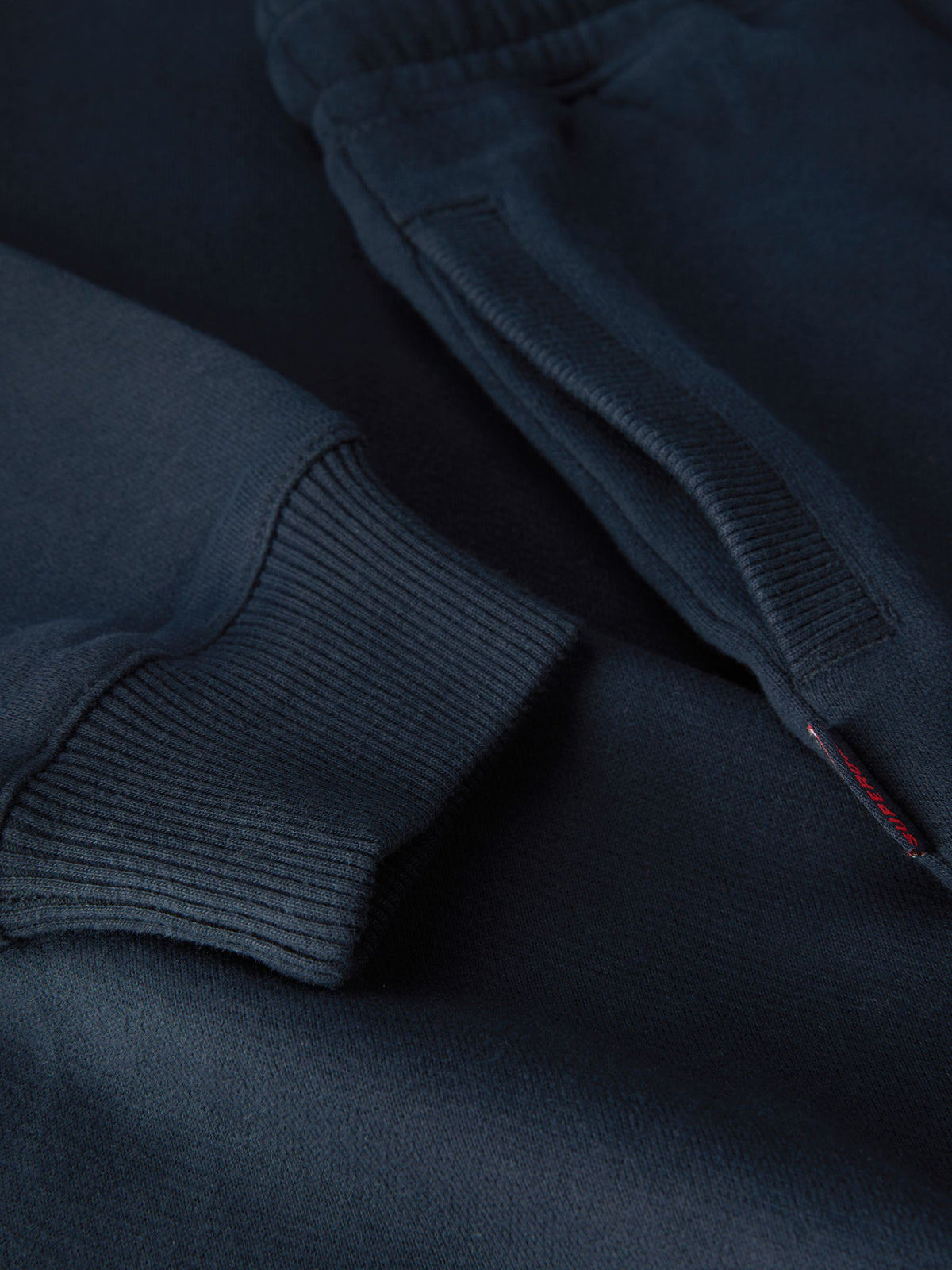 Superdry Navy/Yellow Sweat Top & Joggers Set image 10