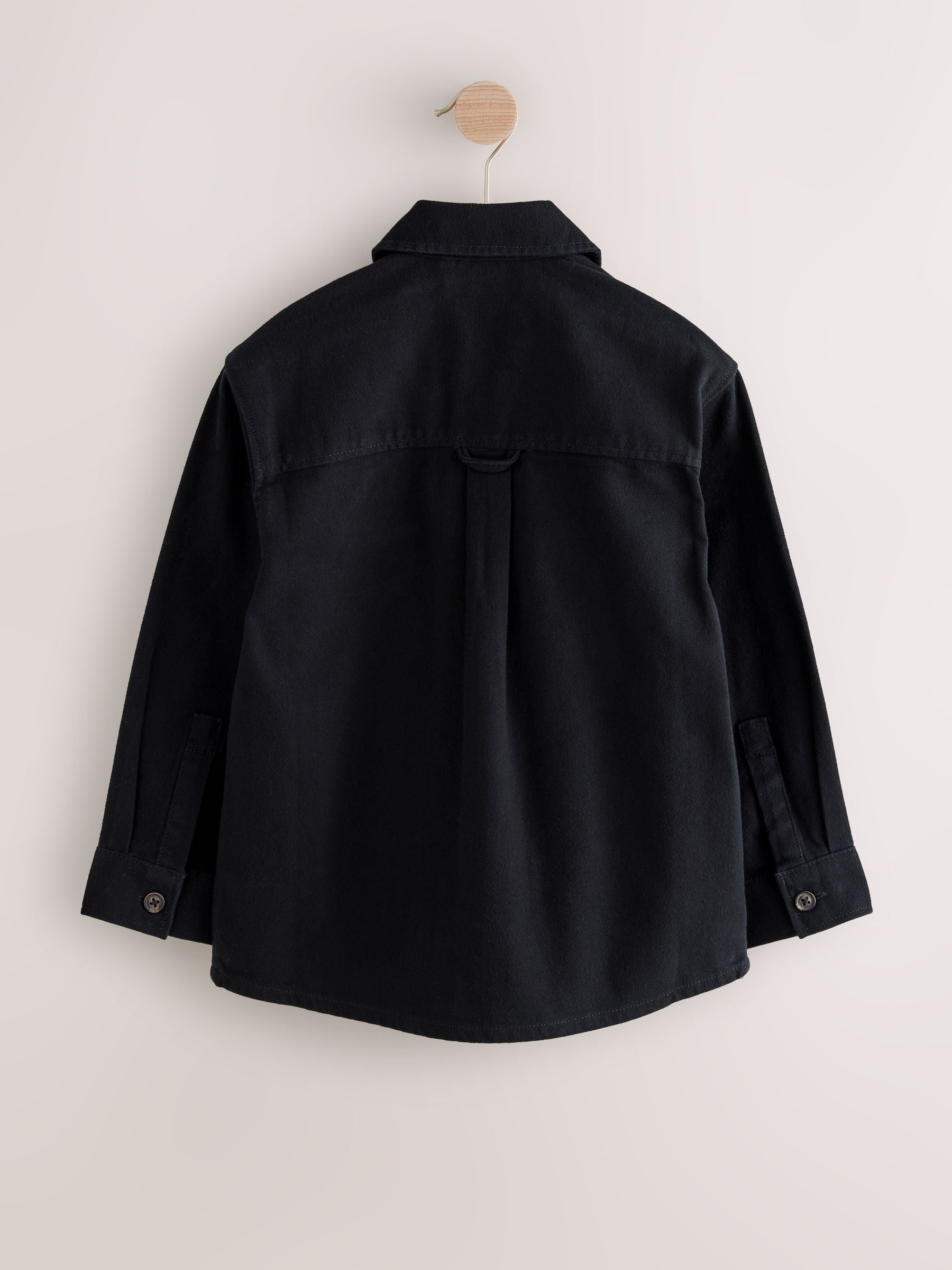 Dsiney Kidz - Black Brushed Zip Overshirt (3-16yrs) image 2