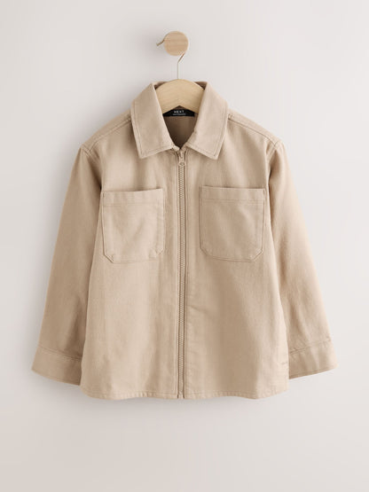 Dsiney Kidz - Stone Brushed Zip Overshirt (3-16yrs) image 1