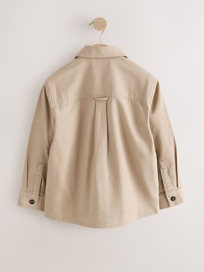Dsiney Kidz - Stone Brushed Zip Overshirt (3-16yrs) image 2