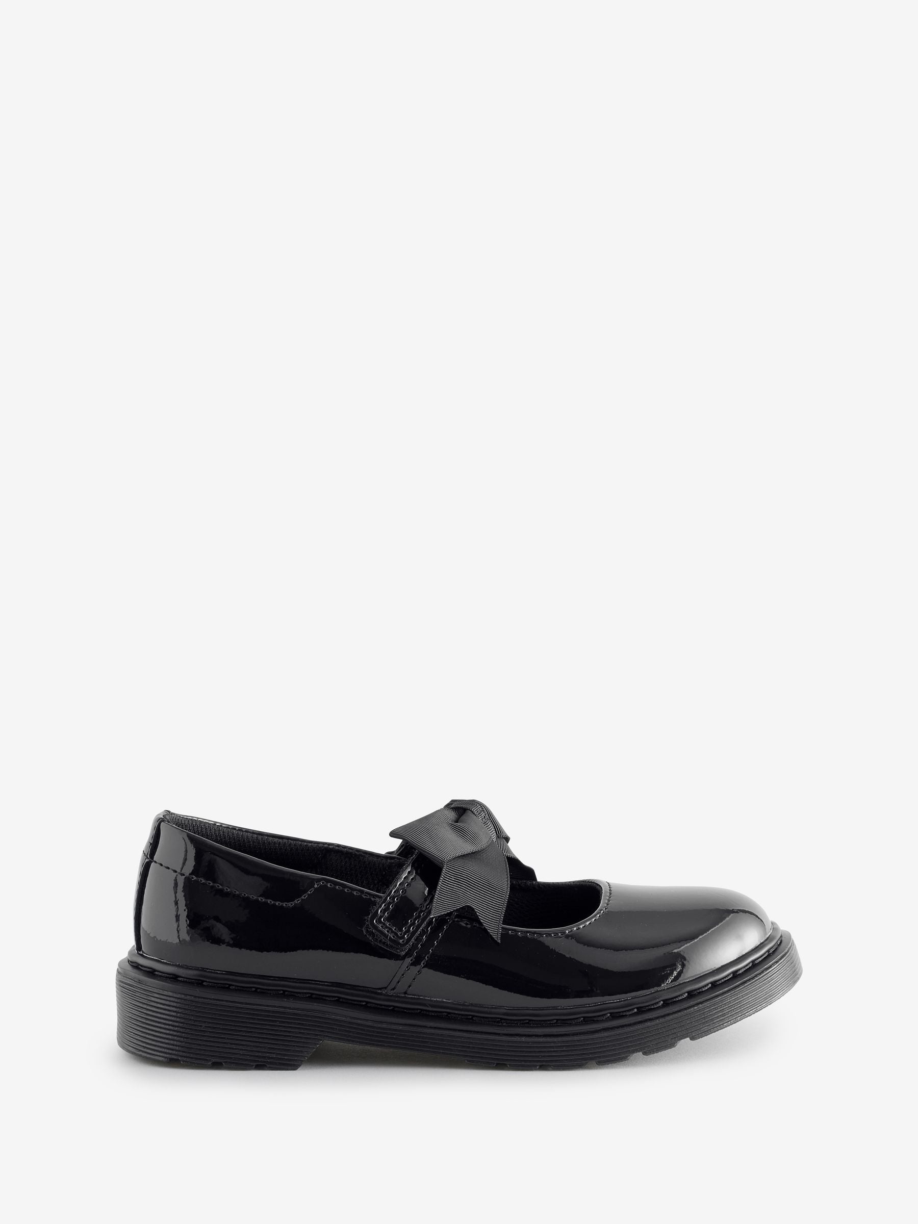 Dr. Martens Black Maccy Ii J Patent Lamper Shoes image 2