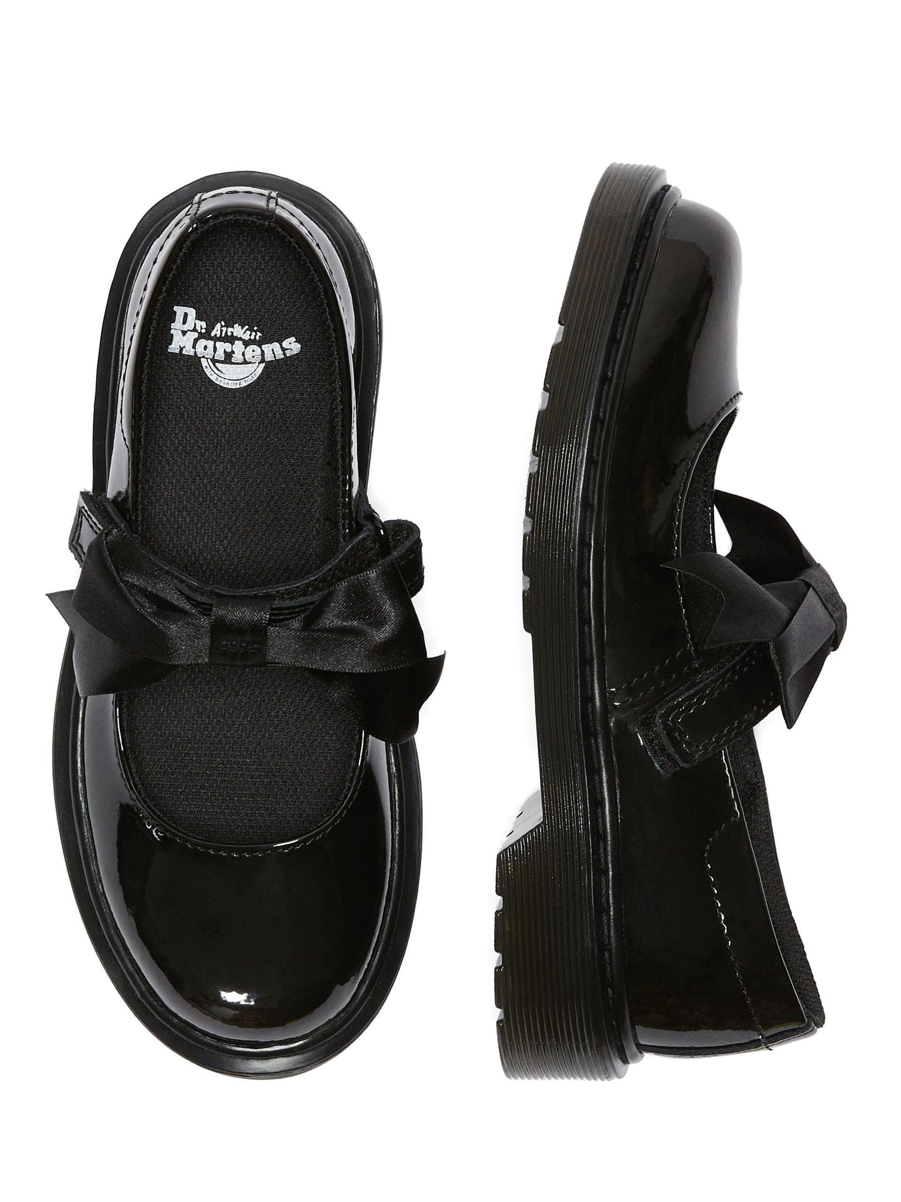 Dr. Martens Black Maccy Ii J Patent Lamper Shoes image 3