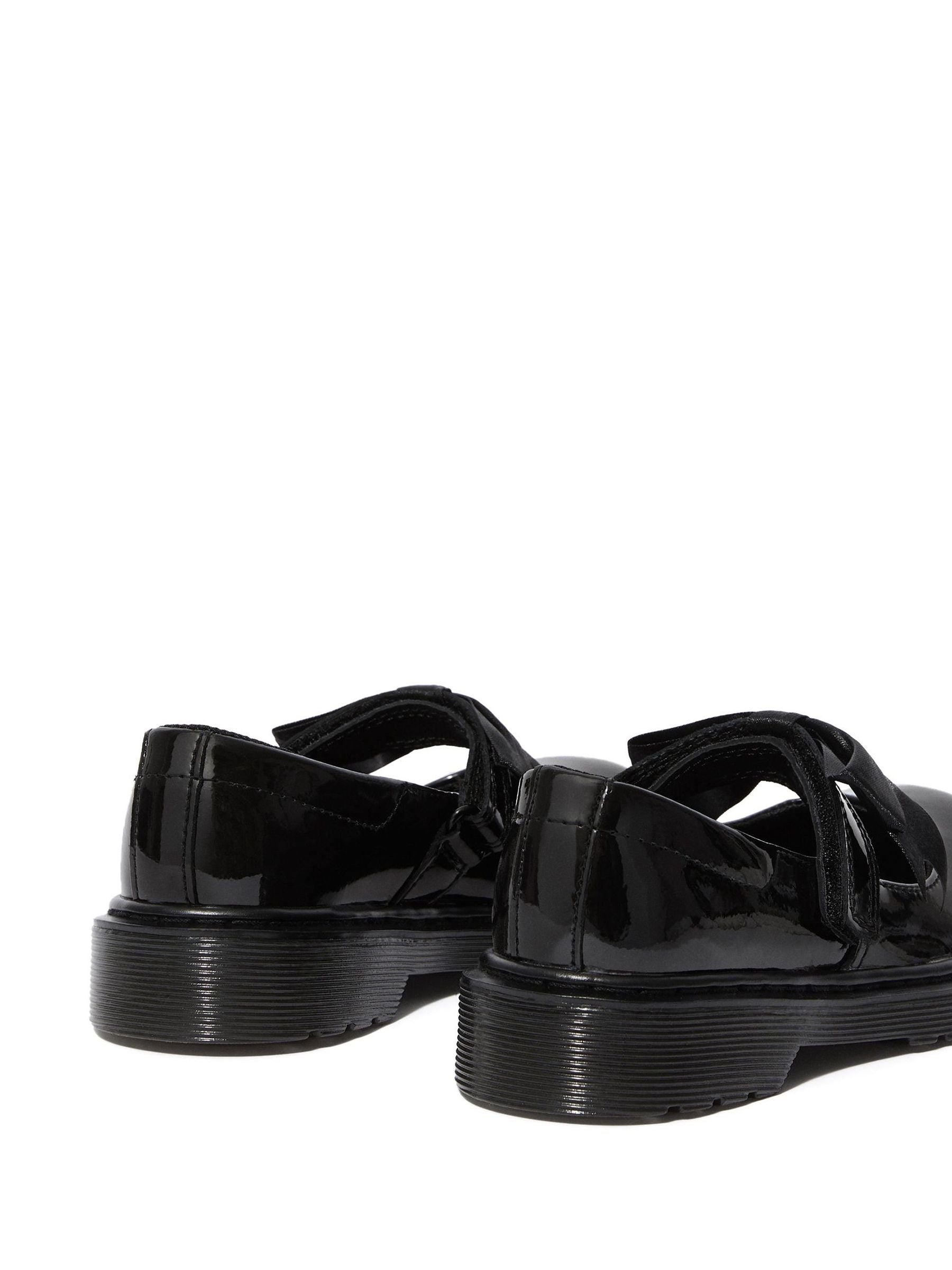 Dr. Martens Black Maccy Ii J Patent Lamper Shoes image 4