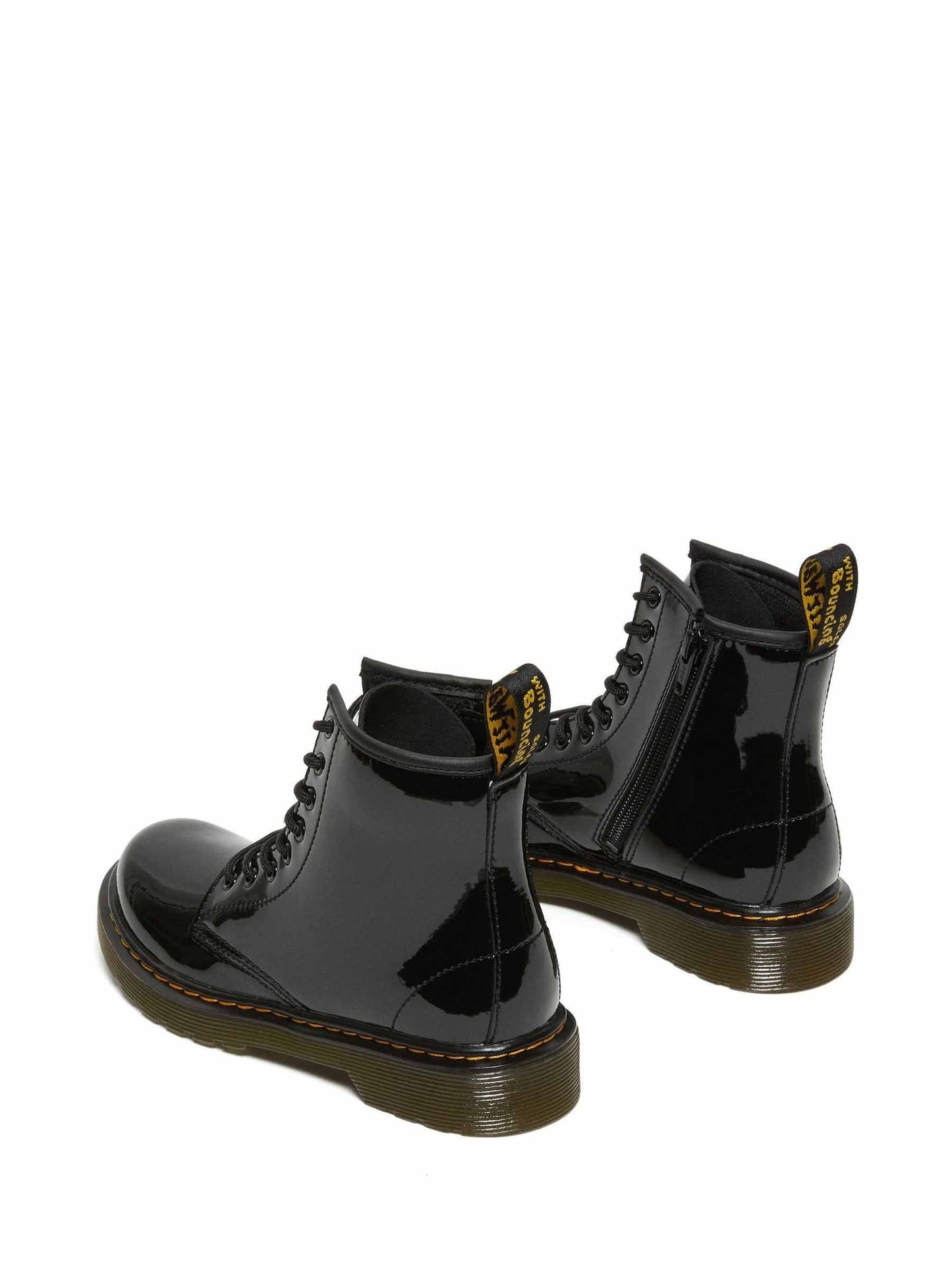 Dr. Martens Black 1460 J Patent Lamper Shoes image 2